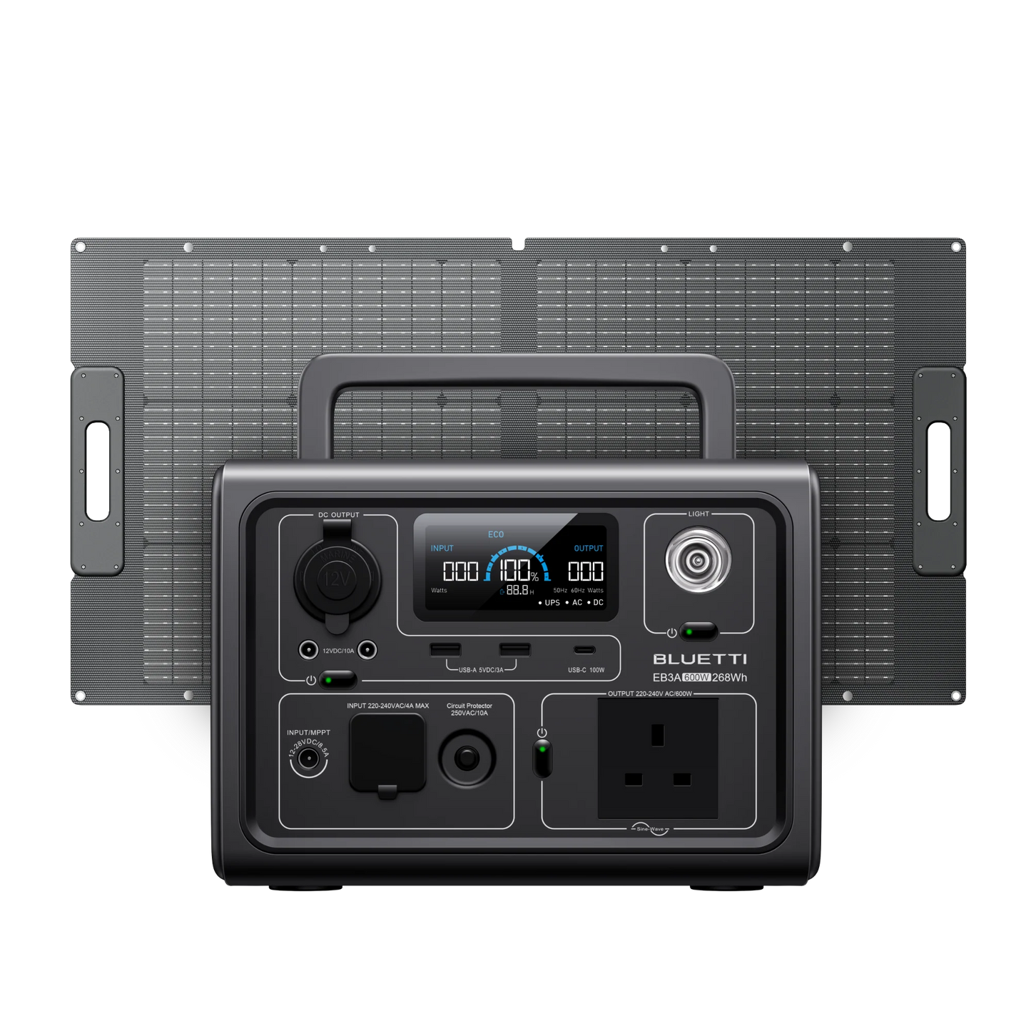 BLUETTI EB3A Portable Power Station 268Wh LiFePO4
