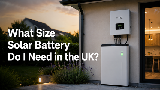 What Size Solar Battery Do I Need in the UK?