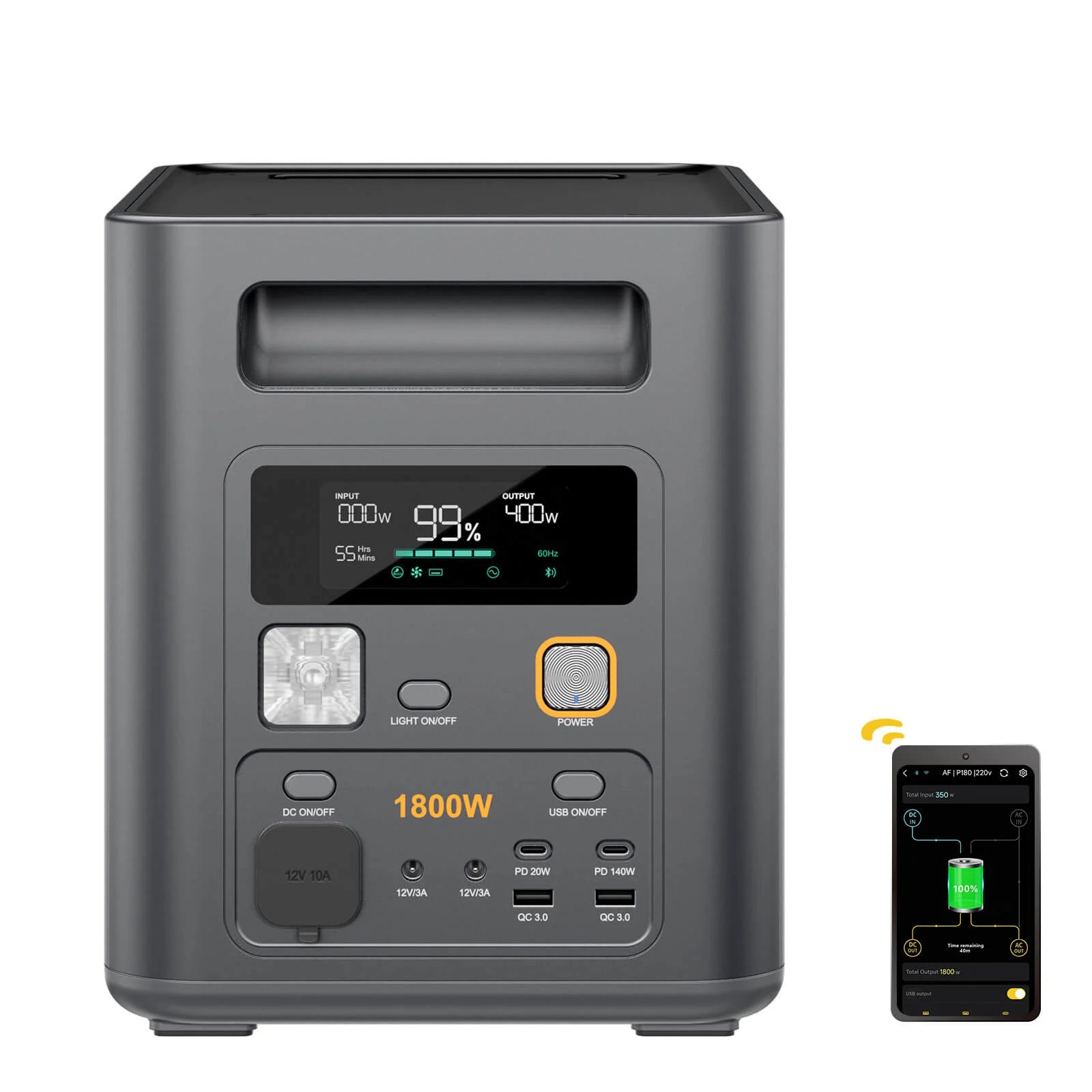 AFERIY Nomad1800 Pro Portable Power Station 1800W 1024Wh–5120Wh