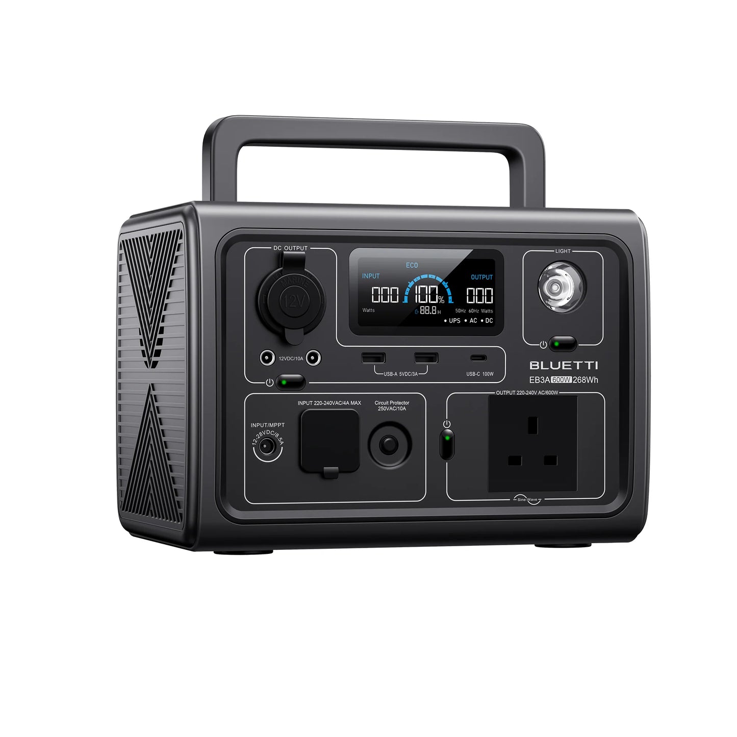 BLUETTI EB3A Portable Power Station 268Wh LiFePO4