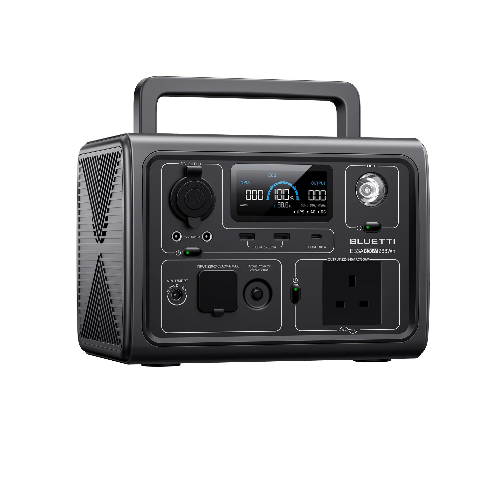 BLUETTI EB3A Portable Power Station 268Wh LiFePO4
