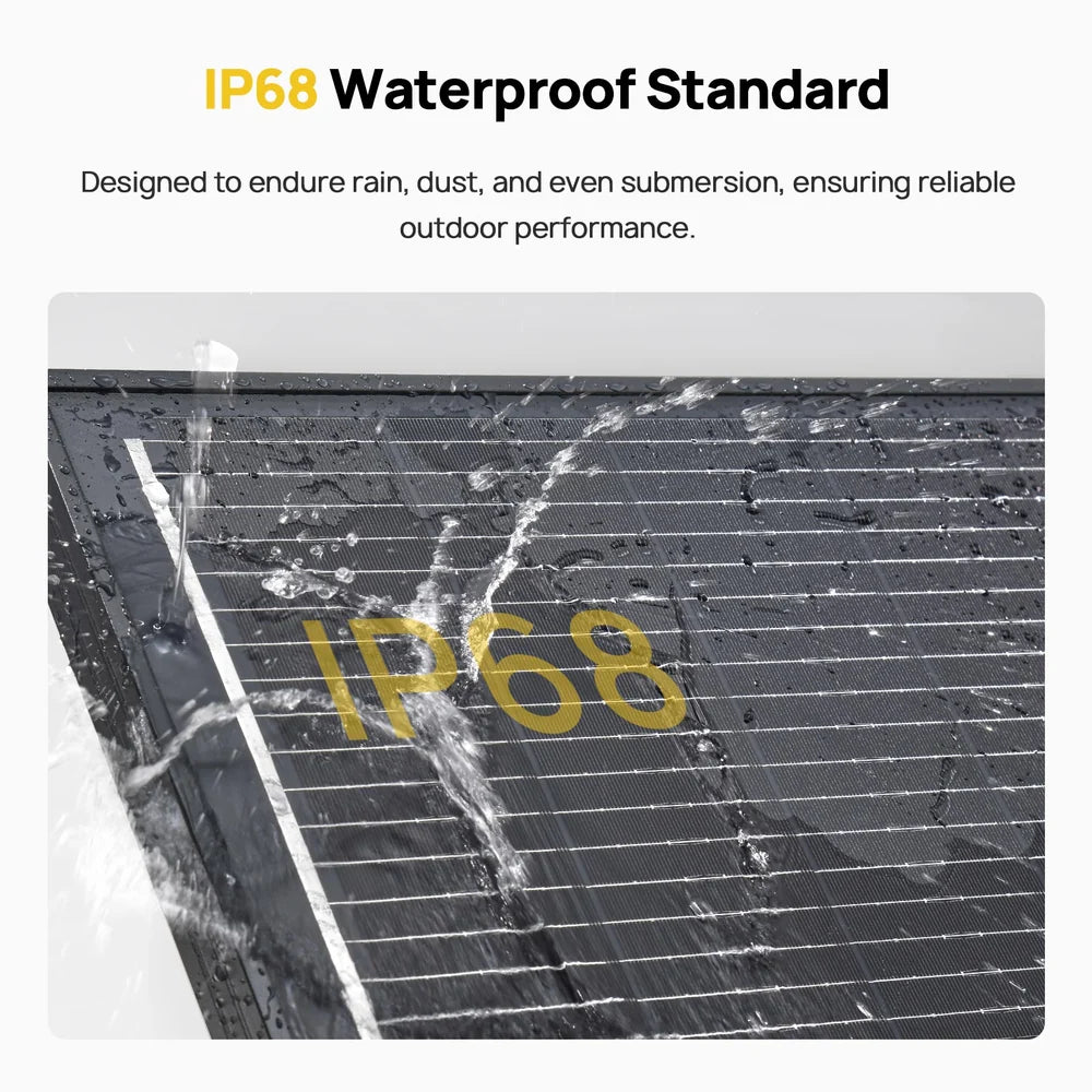 AFERIY AF-SG120 120W Monocrystalline Glass Solar Panel