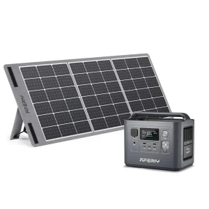 AFERIY 800W Solar Generator Kit | P010+ AF-S100