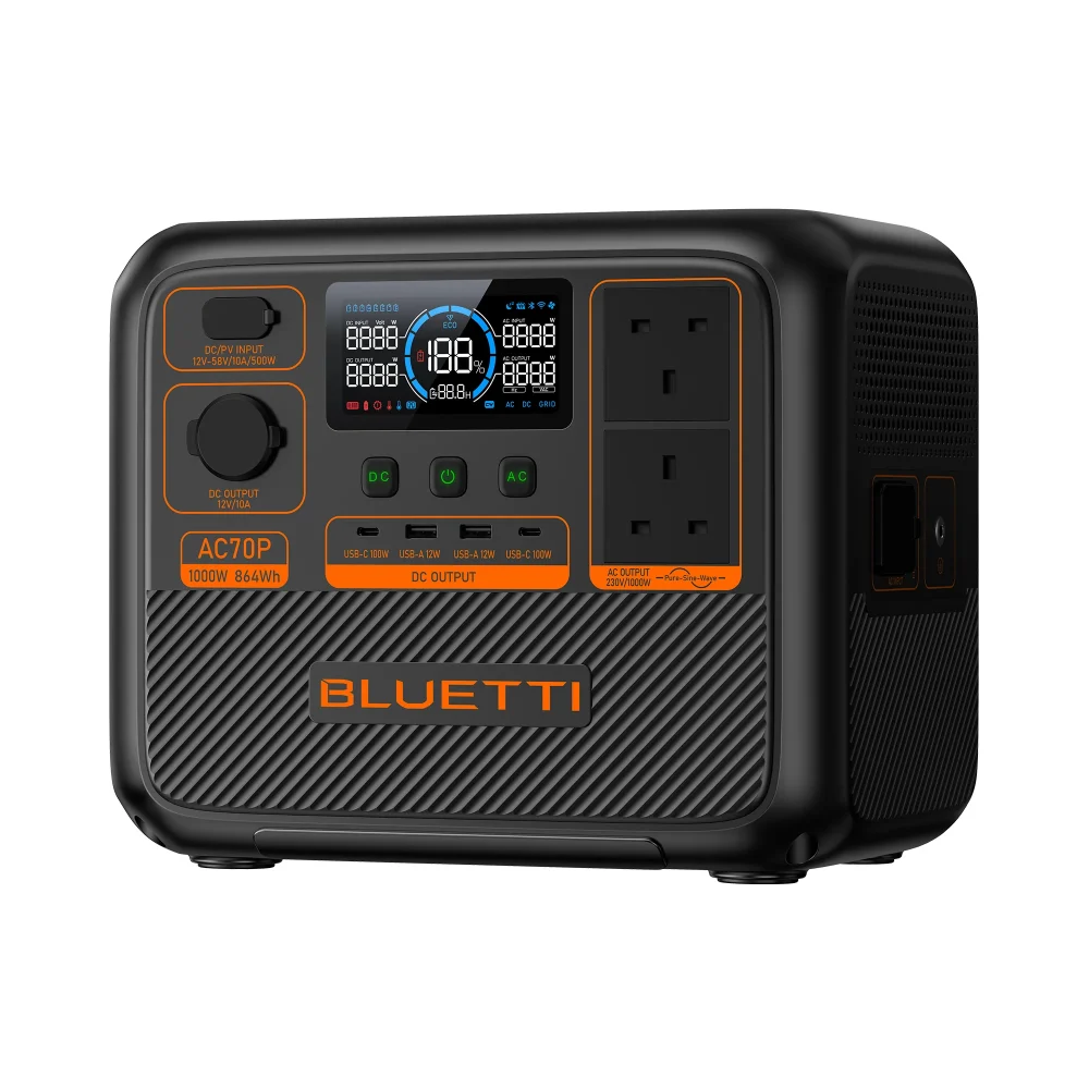 BLUETTI Premium 80(AC70P) Portable Power Station 1000W - Image 3